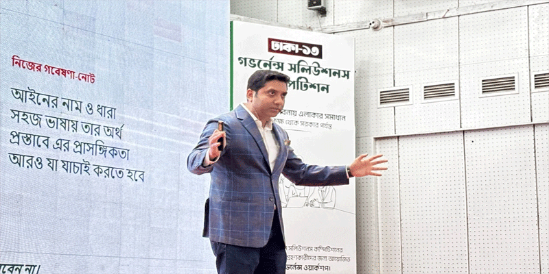 প্রধান উপদেষ্টা পদত্যাগ করবেন না: ফাইজ তাইয়েব আহমেদ