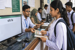 একাদশ শ্রেণিতে  ভর্তির নতুন ফি নির্ধারণ কোন কলেজে কত?