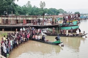 তাহিরপুরে দুই নৌকার কর্মীদের সংঘর্ষ, নদী থেকে শ্রমিকের লাশ উদ্ধার