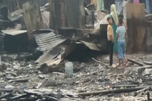 ঢাকার মিরপুরের আগুনে সুনামগঞ্জের ৫৭টি পরিবারের সবকিছু শেষ