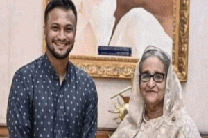 শেখ হাসিনার সঙ্গেই দেশে ফেরার ইচ্ছা ক্রিকেটার সাকিবের
