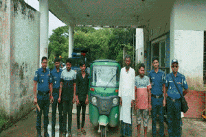 ওসমানীনগরে চোরাই গাড়ীসহ আটক-৪