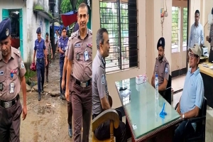 তাহিরপুরের যাদুকাটা বালুহাল পরিদর্শন করলেন ডি আই জি আব্দুল ওয়ারীশ