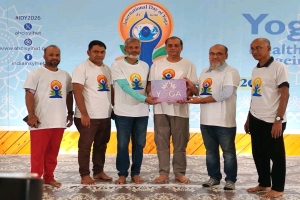 সিলেটে আন্তর্জাতিক যোগ দিবস উদযাপন, সুস্থ জীবনধারার ওপর গুরুত্বারোপ