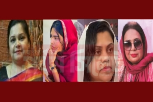 সিলেটে স্বামীদের নির্বাচনী প্রচারে ঝড় তুলছেন ৪ নারী