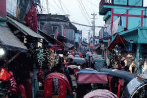 জামালগঞ্জে ফুটপাত দখল ও অবৈধ স্ট্যান্ডে তীব্র যানজট