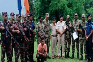 হবিগঞ্জে ১৬ মাস কারাভোগ শেষে ভারতীয় নাগরিককে নিজ দেশে হস্তান্তর