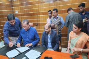 সুনামগঞ্জ জেলা পরিষদের প্রশাসক হিসেবে মিজানুর রহমান চৌধুরীর দায়িত্ব গ্রহণ
