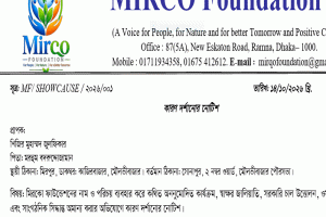 মৌলভীবাজারে মিরকো ফাউন্ডেশনের নাম ব্যবহার করে জালিয়াতি ও অনিয়ম