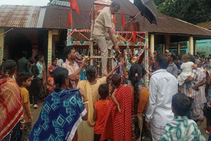 রথযাত্রাকে ঘিরে জামালগঞ্জে উৎসবের আমেজ