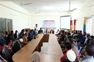 জামালগঞ্জে নকল ও ভেজাল ওষুধ প্রতিরোধে জনসচেতনতামূলক সভা অনুষ্ঠিত