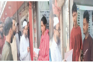 মৌলভীবাজারে ডেঙ্গু প্রতিরোধ ও জনসচেতনতায় লিফলেট বিতরণ