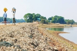 সুনামগঞ্জে নিয়মরক্ষার উদ্বোধনে শুরু ফসল রক্ষা বাঁধের কাজ