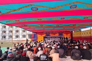খালেদা জিয়ার রুহের মাগফিরাত কামনায় ধর্মপাশায় কুরআন খতম ও দোয়া