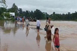 সুনামগঞ্জের ৪ স্টেশনে নদীর পানি বৃদ্ধি, শাল্লায় কুশিয়ারা বিপদসীমার ওপরে