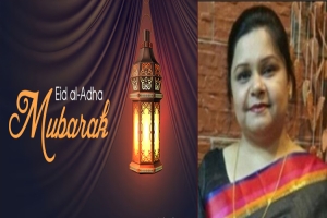 সিলেটবাসীকে ঈদ শুভেচ্ছা জানালেন সামা হক চৌধুরী