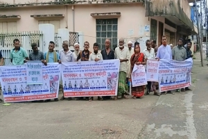 শিশু রিংকন হত্যাকাণ্ড: আসামিদের গ্রেফতার ও দ্রুত বিচারের দাবিতে মানববন্ধন 