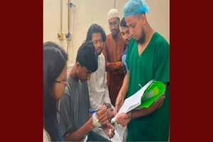 হবিগঞ্জে হামলার ঘটনায় চোখের দৃষ্টিশক্তি হারিয়েছে ছাত্রশক্তির আলিফ