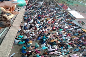 তাহিরপুরে ধানের শীষের গণমিছিলে জনস্রোত
