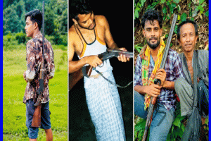 সুনামগঞ্জ সীমান্তে বাড়ছে আতঙ্ক,অস্ত্র হাতে যুবকদের ভিডিও ভাইরাল