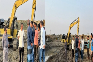 নবীগঞ্জে কৃষিজমি থেকে মাটি কাটায় ৫০ হাজার টাকা জরিমানা