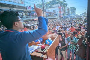 চাঁদাবাজমুক্ত ইনসাফভিত্তিক সুনামগঞ্জ-৫ গড়তে দাঁড়িপাল্লায় ভোট চান ঢাকসু ভিপি সাদিক কায়েম