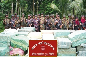 মৌলভীবাজার-হবিগঞ্জে কোটি টাকার ভারতীয় পণ্য ও মাদক উদ্ধার