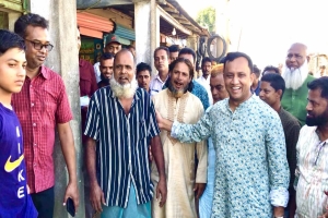 দিরাইয়ে বিএনপি নেতা পাবেল চৌধুরীর গণসংযোগ