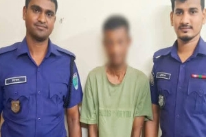 হবিগঞ্জের মাধবপুরে মন্দিরে অগ্নিসংযোগের মূল হোতা গ্রেপ্তার