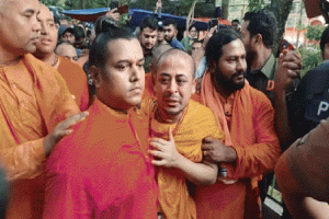 কারাগারেই মায়ের আদ্যশ্রাদ্ধ করতে চান চিন্ময় কৃষ্ণ দাস