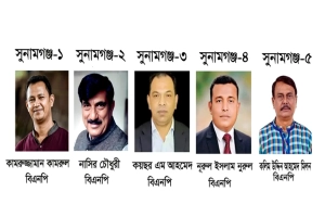 সুনামগঞ্জে ৫টি আসনেই বিএনপির ভূমিধস বিজয়