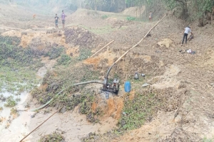 চুনারুঘাটে অবৈধ বালু উত্তোলনের দায়ে এক যুবকের কারাদণ্ড