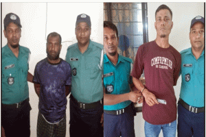 সিলেট নগরে আন্তঃজেলা ডাকাত ও ছিনতাইকারী গ্রেফতার