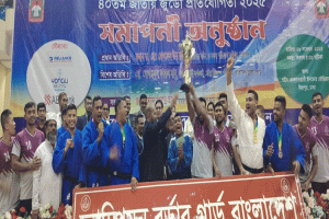 ৪০তম জাতীয় জুডো প্রতিযোগিতায় বর্ডার গার্ড বাংলাদেশ চ্যাম্পিয়ন