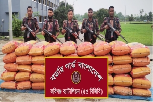 মাধবপুরে কোটি টাকার ভারতীয় জিরা জব্দ