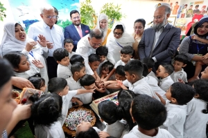 নিষ্পাপ শিশুদের ভালোবাসায় সিক্ত প্রধানমন্ত্রী তারেক রহমান