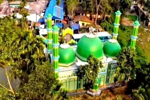 কমলগঞ্জে মোগল স্থাপত্যশৈলীর নিদর্শন কেরামত আলী জামে মসজিদ