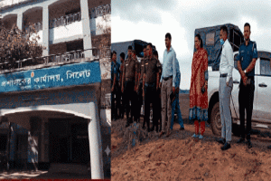 জৈন্তাপুরে মোবাইল কোর্টে জব্দ পৌনে ৫ লাখ ঘনফুট বালু নিলামে