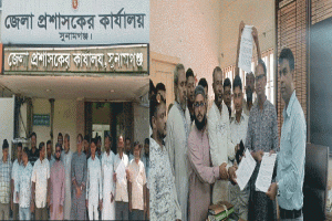 তাহিরপুরের নৌপথে টোল আদায়ের নামে প্রকাশ্য চাঁদাবাজি
