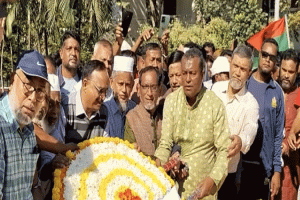সুনামগঞ্জে বিএনপি'র বর্ণাঢ্য র‍্যালিতে বিজয় দিবস উদযাপন