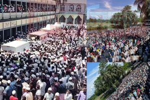কানাইঘাটে পাঁচ প্রবাসীর দাফন সম্পন্ন: কফিন ছুঁয়ে স্বজনদের আর্তনাদ