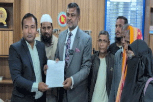 দিরাই-শাল্লা আসনে মনোনয়নপত্র নিলেন শিশির মনির