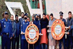 শাল্লায় বিজয় দিবসে তোপধ্বনি ও কুচকাওয়াজে মুখরিত শাহীদ আলী মাঠ
