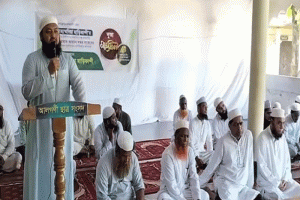 জকিগঞ্জে মোস্তাক লস্করের প্রয়াণে হাড়িকান্দী মাদরাসায় শোক সভা