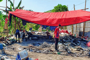 আজমিরীগঞ্জে সরানো হলো পরিবেশ দুষণকারী সেই সিসা কারখানা