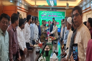 নবীগঞ্জে সরকারি কর্মকর্তা ও জনপ্রতিনিধিদের সাথে এমপি রেজা কিবরিয়ার মতবিনিময়
