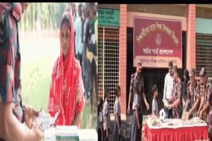 মাধবপুরে শিক্ষার্থীদের মধ্যে শিক্ষা উপকরন বিতরণসহ ও বিনামুল্যে চিকিৎসা প্রদান