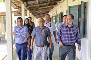 সুনামগঞ্জ সরকারি কলেজ পরীক্ষা কেন্দ্র পরিদর্শন করলেন জেলা প্রশাসক