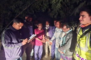 ধর্মপাশায় গাঁজা সেবনের দায়ে তিনজনের কারাদণ্ড