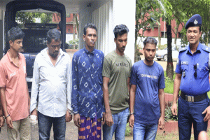 বড়লেখায় মন্দির চুরির ঘটনায় পেশাদার ৬ চোর গ্রেফতার